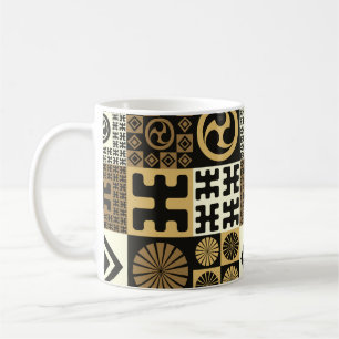 Mug Un ensemble de motifs sans couture de style japona