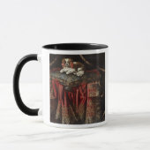 Mug Un épagneul posé sur un coussin brodé (Gauche)