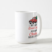 Mug Un esprit de Noël brillant dans une conception de  (Devant droit)