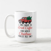 Mug Un esprit de Noël brillant dans une conception de (Gauche)