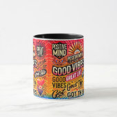 Mug Un Esprit Positif, Une Vie Magnifique, A Compris Ç (Centre)