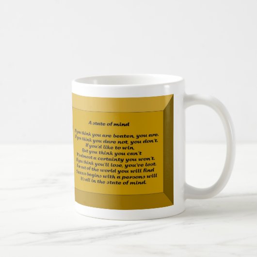 Mug Un état d'esprit (Droite)