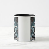 Mug Un être démoniaque avec son lapin blanc. (Centre)