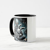 Mug Un être démoniaque avec son lapin blanc. (Devant gauche)