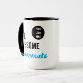 Mug Un excellent logo personnalisé pour camarade d'équ (Devant gauche)