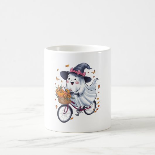 Mug Un fantôme à vélo (Centre)