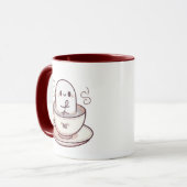 Mug Un fantôme dans une Tea-up (Devant gauche)