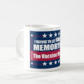 Mug Un faux mémo-trou Le vaccin mandaté (Devant gauche)