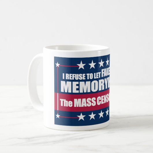 Mug Un faux souvenir de la censure de masse (Devant gauche)