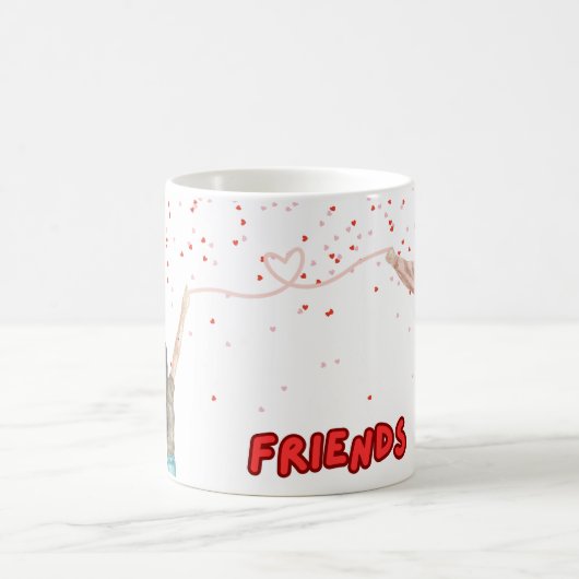 Mug « Un fil. Un cœur. À jamais connectées. » (Centre)