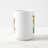 Mug Un flamant rose dans un melon - Oiseau tropical dr (Centre)