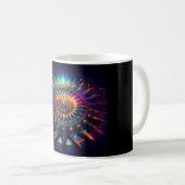 Mug Un Fractal de Triangle de Sierpinski (Devant droit)