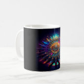 Mug Un Fractal de Triangle de Sierpinski (Devant gauche)