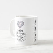 Mug Un gage d'amour et d'appréciation (Devant gauche)