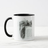 Mug Un garçon et une fille étant enroulés vers le haut (Gauche)