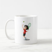 Mug Un garçon jouant au tennis (Gauche)
