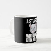 Mug Un garçon qui aime Chinchillas Papa Chinchilla Pro (Devant gauche)
