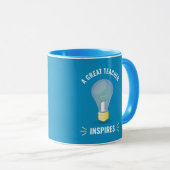 Mug Un grand enseignant inspire la motivation de l'amp (Devant droit)