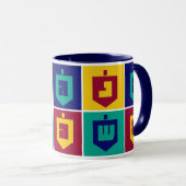 Mug Un Grand Miracle S'Est Produit Là-Bas ! Hanoukka D (Devant droit)