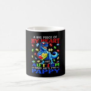 Mug Un Gros Morceau De Mon Cœur A L'Autisme Et Il Est