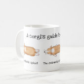 Mug Un guide de corgi pour le déploiement de drôles de (Devant gauche)