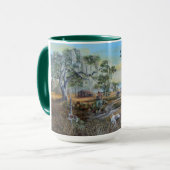 Mug Un homme et son style du sud de chien… (Devant gauche)