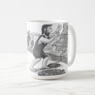 Mug Un homme qui a donné un poisson qui enseigne une a
