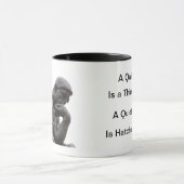 Mug Un homme tranquille est un homme de pensée (Centre)