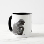 Mug Un homme tranquille est un homme de pensée (Devant gauche)
