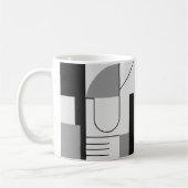 Mug Un image abstraite style années 70 sur un mug. (Gauche)