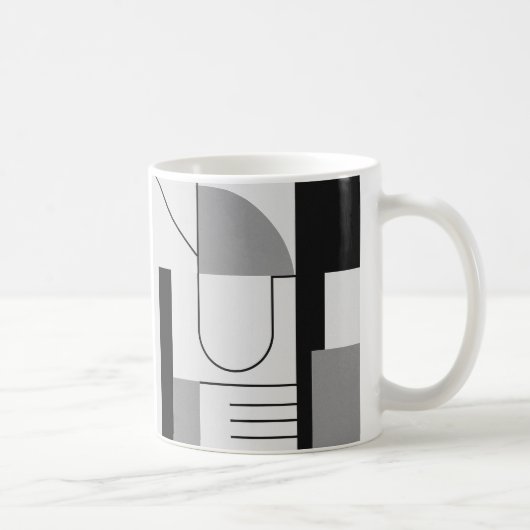 Mug Un image abstraite style années 70 sur un mug. (Droite)