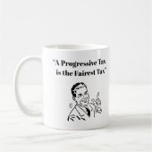 Mug Un impôt progressif est l'impôt le plus juste (Gauche)