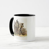 Mug Un Indien Blackfoot à cheval, plaquent 19 du vol. (Devant gauche)