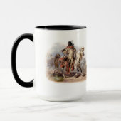 Mug Un Indien de Blackfoot sur le cheval-de retour (Gauche)