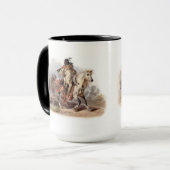Mug Un Indien de Blackfoot sur le cheval-de retour (Devant gauche)