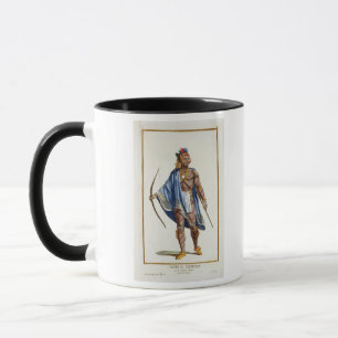 Mug Un Indien noble de la nation d'Ottawa, 1780 (colou