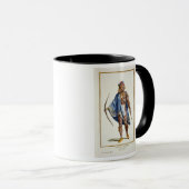 Mug Un Indien noble de la nation d'Ottawa, 1780 (colou (Devant droit)