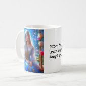 Mug Un jeton intemporel d'amour dans chaque Sip - (Devant gauche)