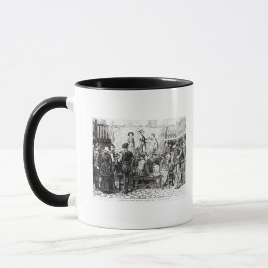 Mug Un jeu dans une cour d'auberge de Londres (Gauche)