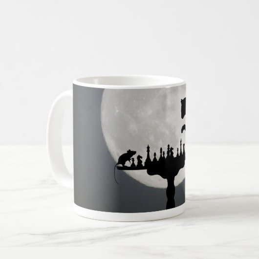 Mug Un jeu de chat et de souris (Devant gauche)