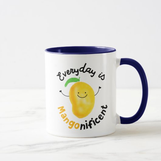 Mug Un jeu de mangue positif - le quotidien est magnif (Droite)