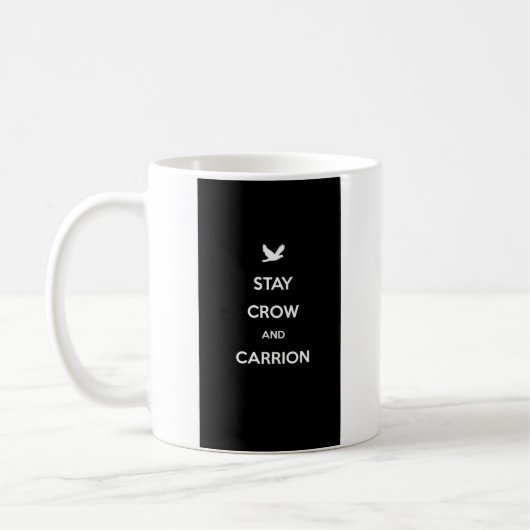 Mug Un jeu de mots sur 'Keep Calm and Carry On' (Gauche)