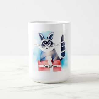 Mug Un joli cadeau d'anniversaire au raton laveur