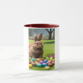 Mug Un Joli Lapin De Pâques Avec Lunettes (Centre)
