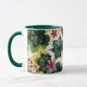 Mug Un joli Philip Jacobs Tissu de feuilles de géraniu (Gauche)