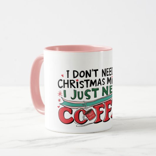 Mug Un jour de Santa Works (Devant gauche)