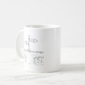 Mug Un jour ou un jour une boue de motivation (Devant gauche)