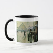 Mug Un jour pluvieux à Paris par Gustave Caillebotte (Gauche)
