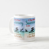 Mug Un Jour Sans Baignade Est Comme Si J'Avais Juste R (Devant gauche)