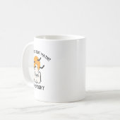 Mug Un jour sans maths Trop Éffrayant enseignant Hallo (Devant gauche)